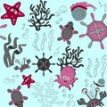 Pattern-sea-animals